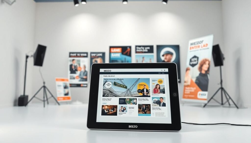 Optimized display ad creative for improved engagement and ROI in marketing campaigns.

