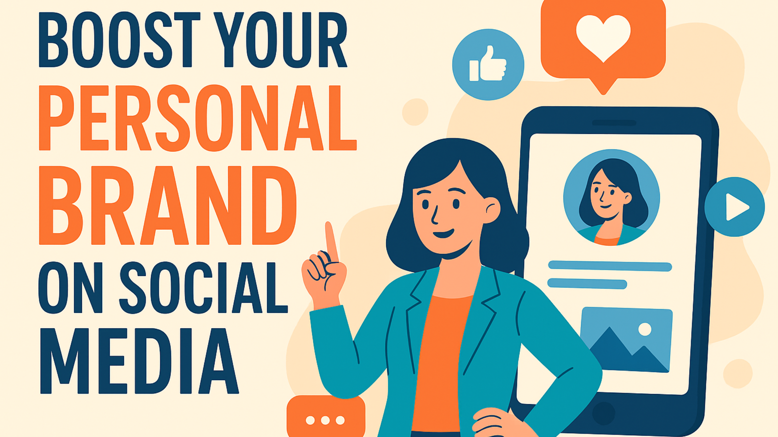 "Professional showcasing personal brand growth on social media platforms in 2025"