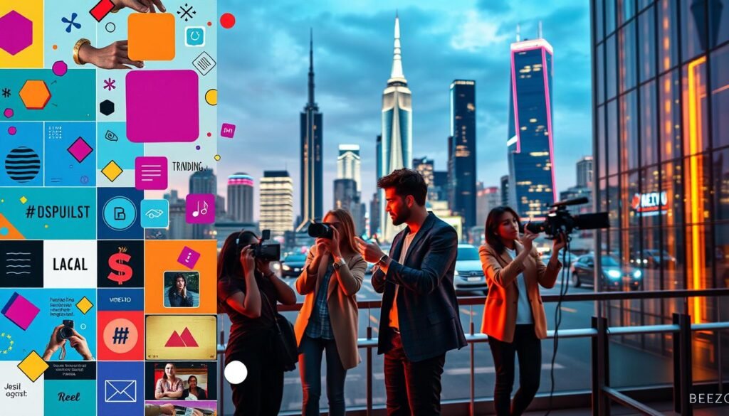 Modern Instagram Reels 2025 banner design with bold typography and viral theme graphics.
