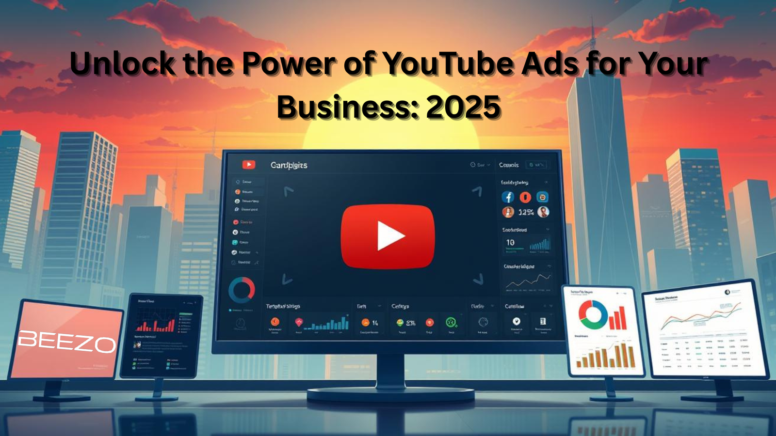 Smartphone displaying targeted YouTube video advertisements.