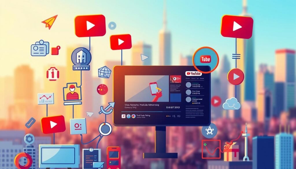 Creative team producing a promotional video for YouTube Ads.